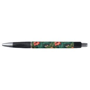 Stylo Paradis tropical coloré Hawaii Aloha Fleurs