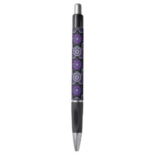 Stylo Parapluie violet & coeurs .7