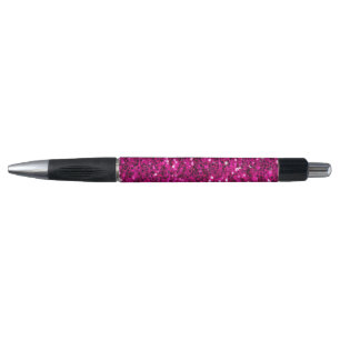 Stylo Parties scintillant étincelante rose chaud