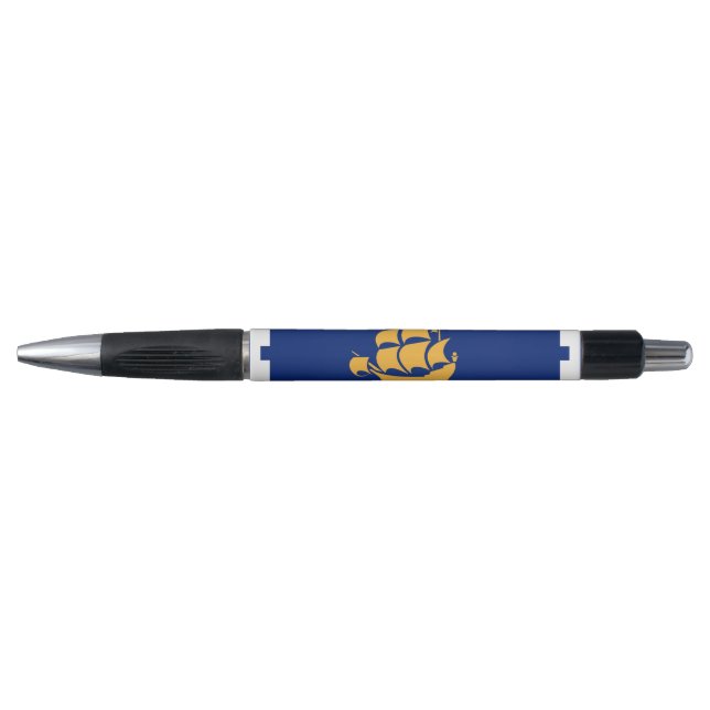 Stylo Patriotic Pen with flag of Quebec City, Canada (Devant)