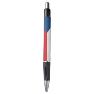 Stylo patriotique avec drapeau de Czechia
