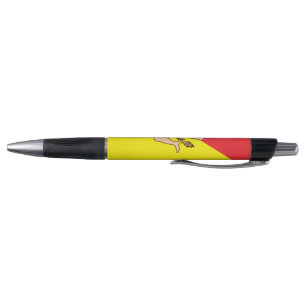 Stylo Patriotique avec drapeau de la Sicile, Itali