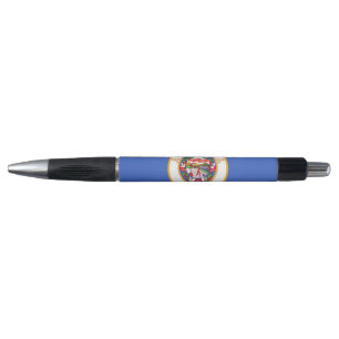 Stylo patriotique avec drapeau de l'État du Minnes