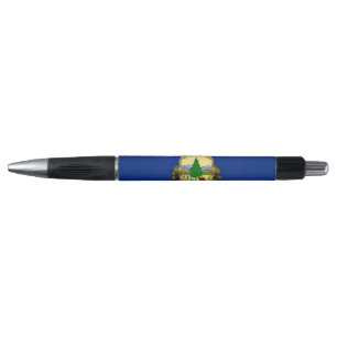 Stylo patriotique avec drapeau de l'État du Vermon