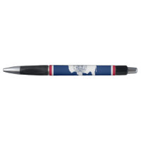 Stylo patriotique avec drapeau de l'État du Wyomin