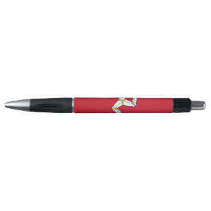 Stylo patriotique avec drapeau de l'île de Man, Ro