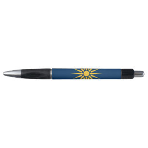 Stylo patriotique avec drapeau de Macédoine, Grèce