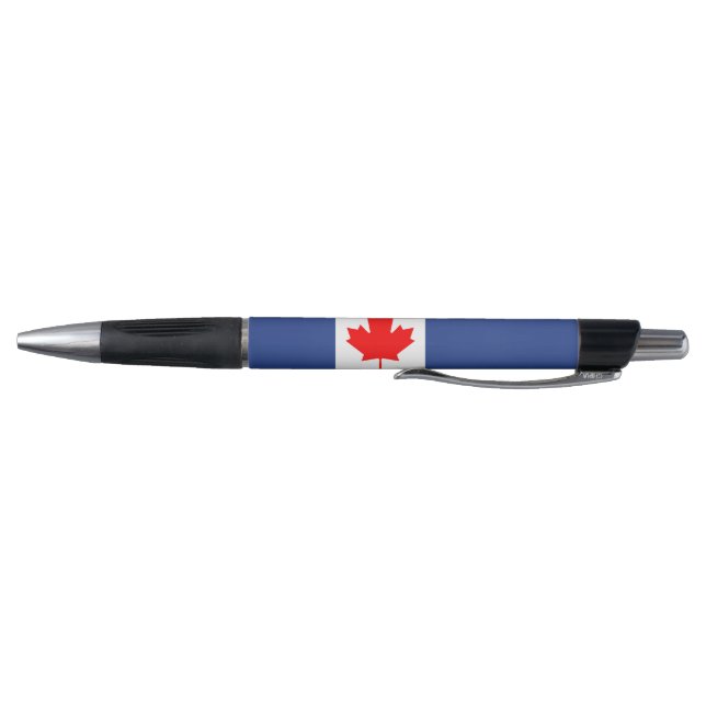 Stylo patriotique avec drapeau de Toronto, Canada (Bas)