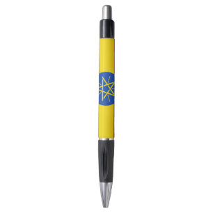 Stylo patriotique avec drapeau d'Ethiopie