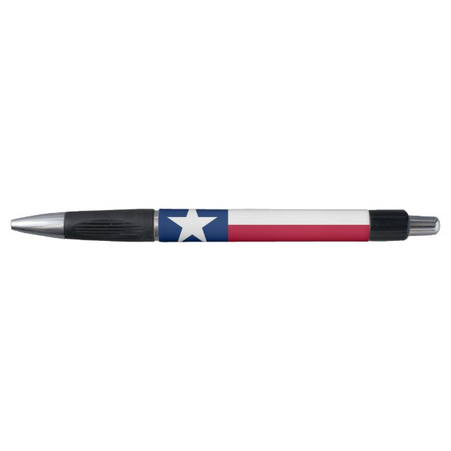 Stylo patriotique avec drapeau du Texas, USA (Devant)