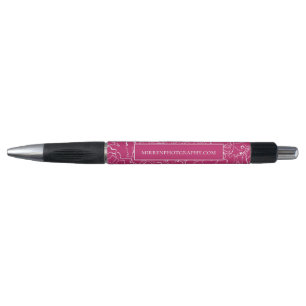 Stylo Peacock rose Simply Floral Personnalisé