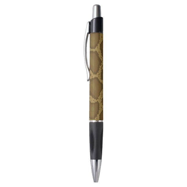 Stylo Peau de serpent, motif de reptile (Haut (Vertical))