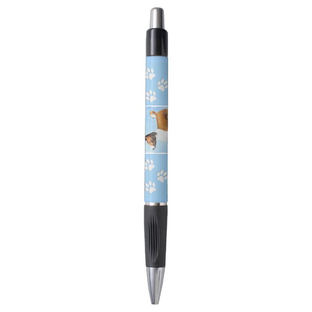 Stylo Peinture Basenji - Belle Art Original (Devant (Vertical))