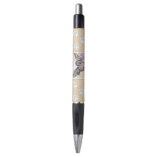 Stylo Peinture Chinoise sans cheveux peint art original 
