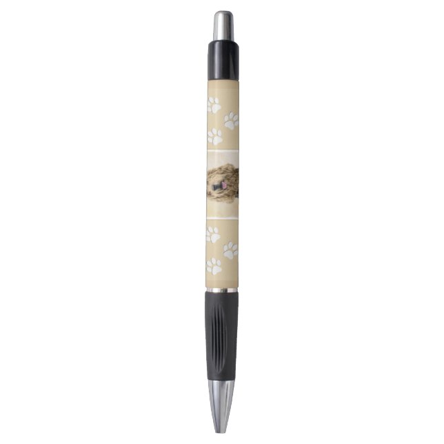 Stylo Peinture d'Otterhound - Joli art original de chien (Devant (Vertical))