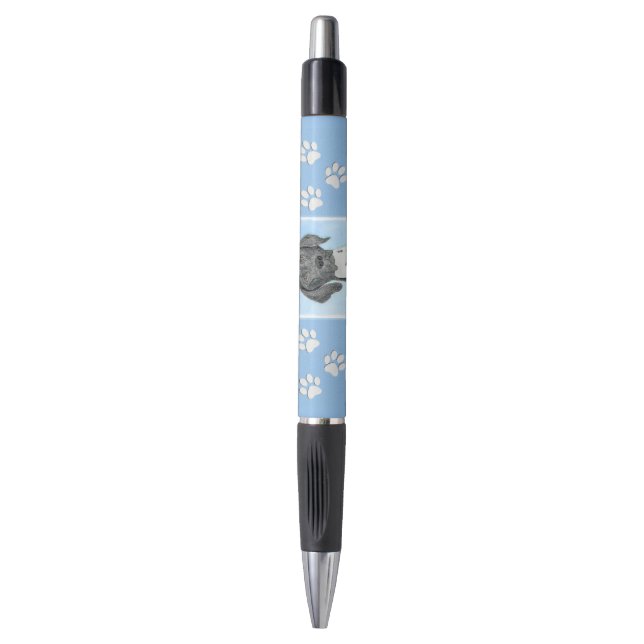 Stylo Peinture pointeur germanique - Art original (Devant (Vertical))