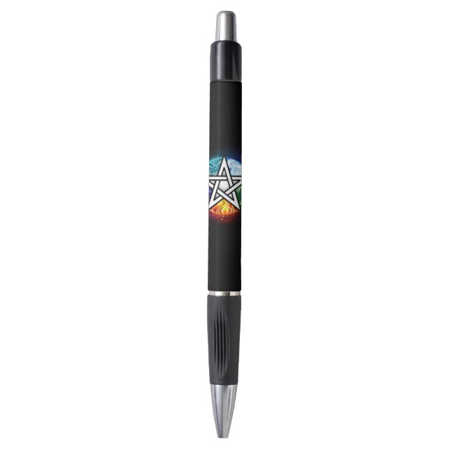 Stylo pentagramme du Wiccan (Devant (Vertical))