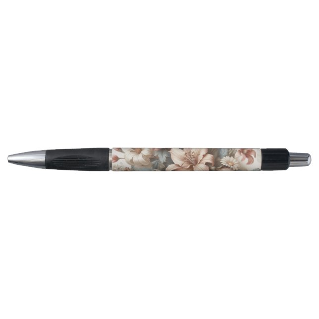 Stylo Perfection florale ancienne légère (Devant)