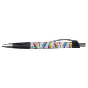 Stylo Perroquets de style d'aquarelle