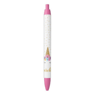 Stylo Personnalisé Cute Unicorn   Couleur personna