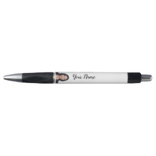 Stylo personnalisé photo minimaliste chic