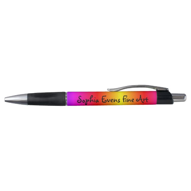 Stylo personnalisé "Prisme Arc-en-Ciel" (Haut)