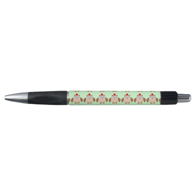 Stylo Petit hibou de Noël Pen (Devant)