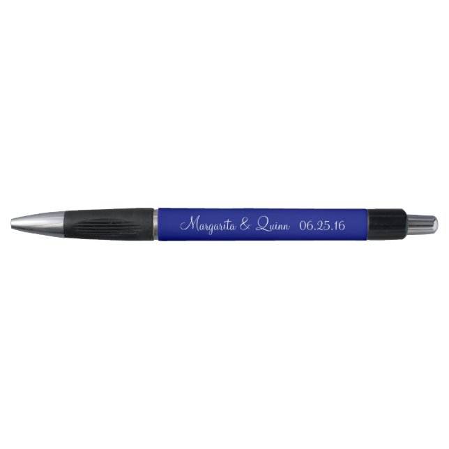 Stylo Phthalo Bleu Faveurs de mariage personnalisées (Devant)
