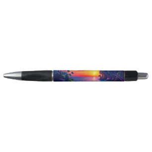 Stylo Plage tropicale de fantaisie deux