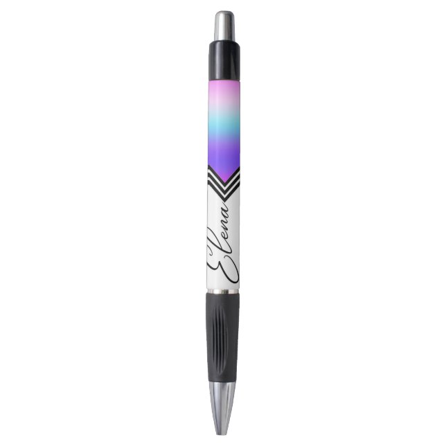 Stylo Pluma  multicolor personalizada (Devant (Vertical))