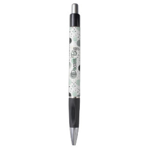 Stylo Points de Crème Noir Menthe Fantaisie