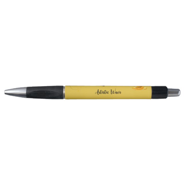 Stylo Pot à miel élégant monogrammé (Devant)