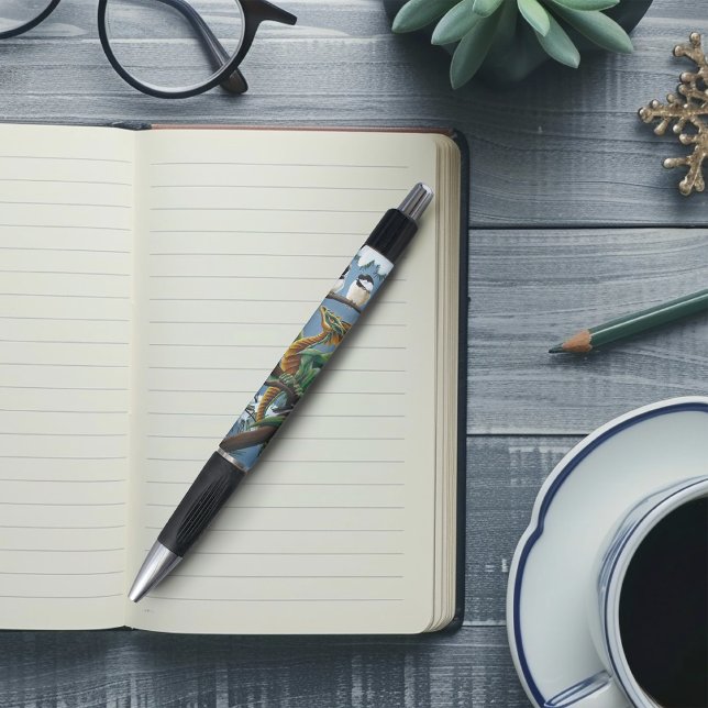 Stylo Poulet de dragon vert hiver (Créateur téléchargé)