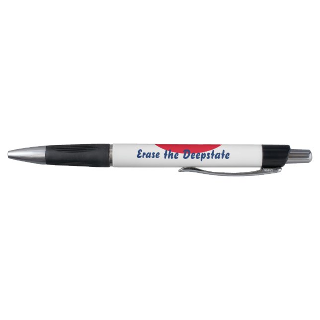 Stylo Prenez la pilule ROUGE Autocollant ovale (Bas)
