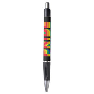 Stylo Pride lgbt lgbtq queer gay arc-en-ciel rétro noir