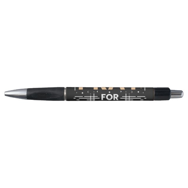 Stylo Priez pour : Ensemble pour la solidarité (Devant)