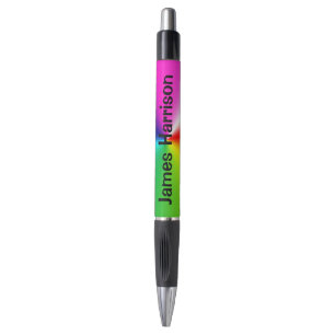 Stylo Prisme arc-en-ciel Abstraite avec nom
