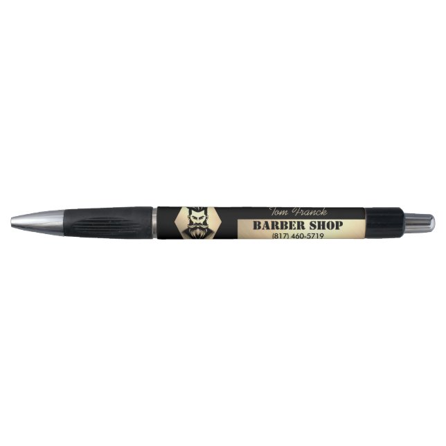 Stylo Professional Barber Shop black&Gold (Devant)