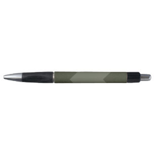 Stylo promotionnel moderne vert mousse