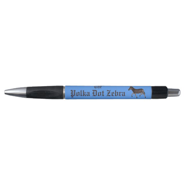 Stylo Pub anglais Polka Dot Zebra (Devant)