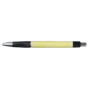 Stylo publicité jaune pastel personnalisée couleur unie
