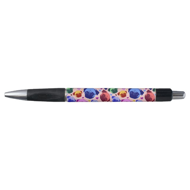 Stylo Pug Puppy Dog PopArt Retro Style (Devant)