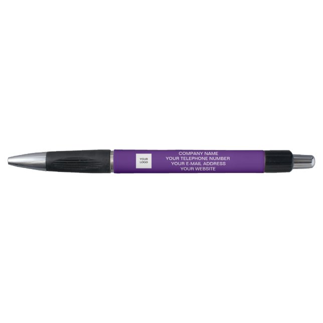 Stylo Purple Logo Entreprise Entreprise Entreprise simpl (Devant)