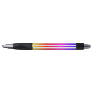Stylo Rayures arc-en-ciel