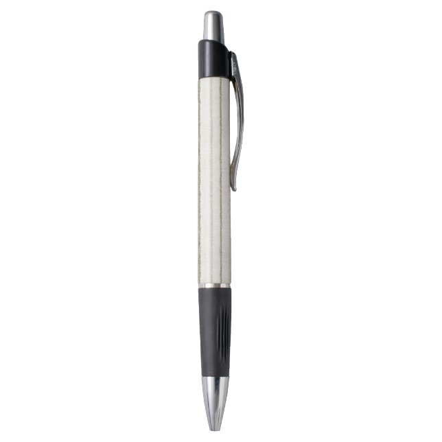 Stylo Rayures Vert Bleu Crème (Bas (Vertical))