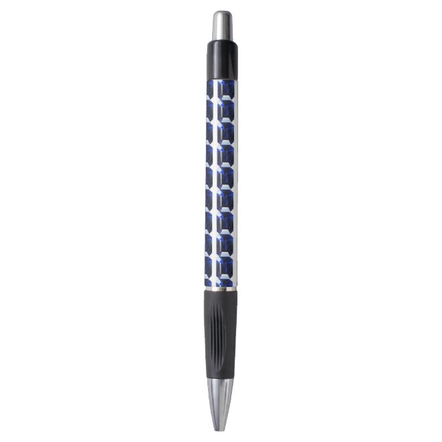 Stylo Rectangular Sapphire Blue (Devant (Vertical))
