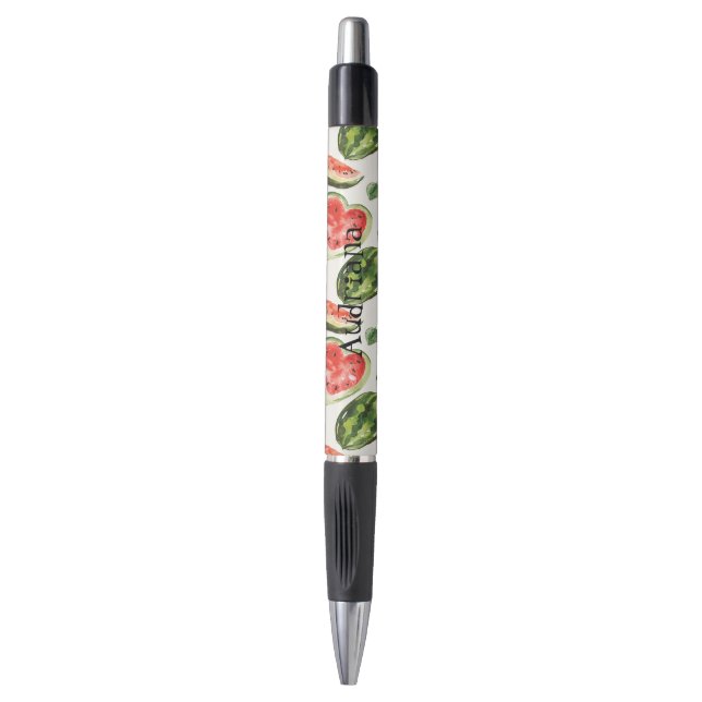 Stylo Red Green Watermelon Hearts  (Devant (Vertical))