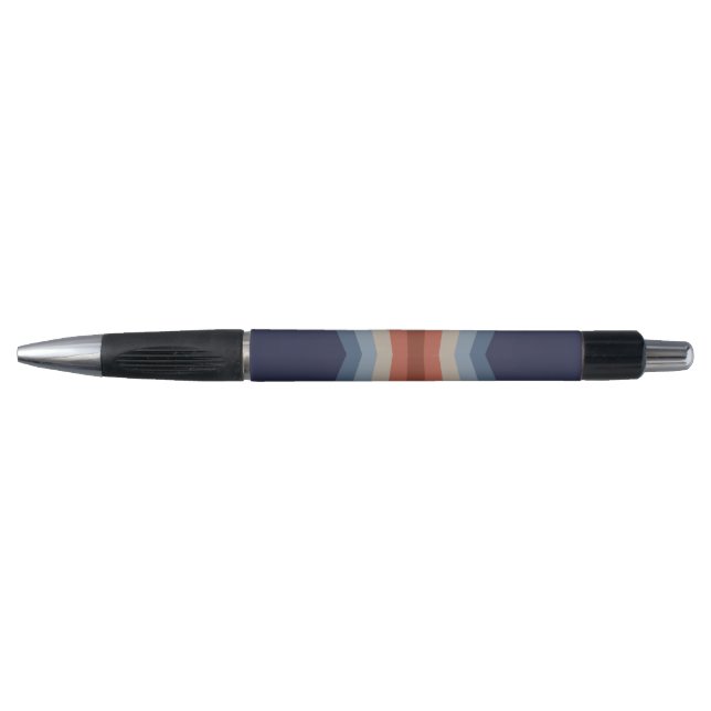 Stylo Réflexion arc-en-ciel dans un style rétro (Devant)