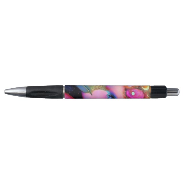 Stylo Reine du Flamant rose cosmique (Devant)