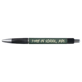 Stylo Restez à l'école, les enfants. (personnalisable)